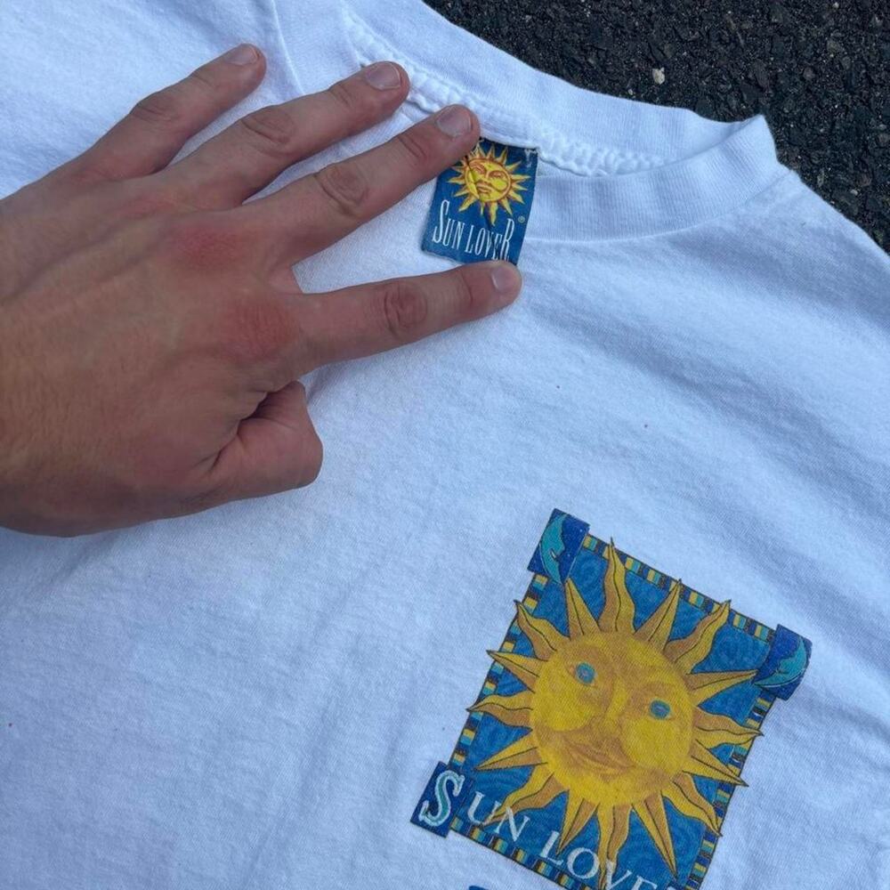 Vintage sun lover florida graphic